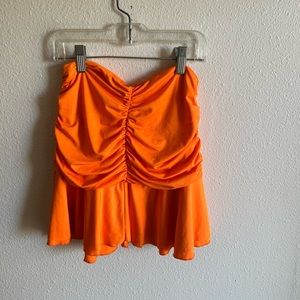 Orange skirt
